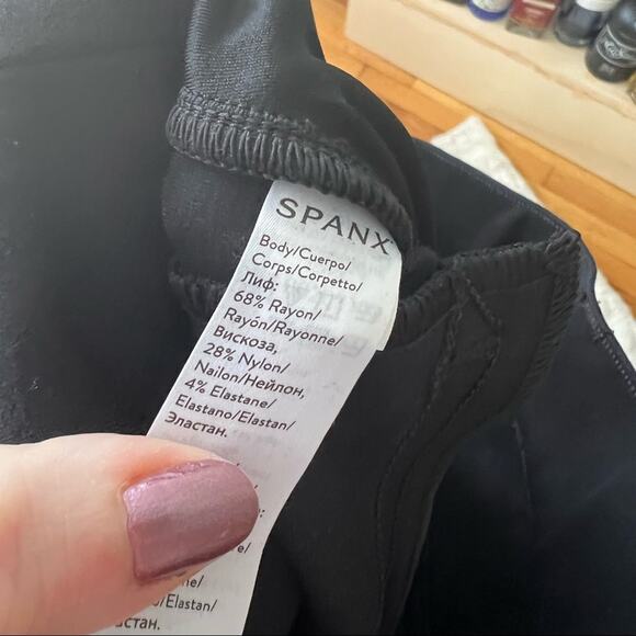 Spanx The Perfect Backseam Ankle Skinny Pant in Black - Picture 7 of 7
